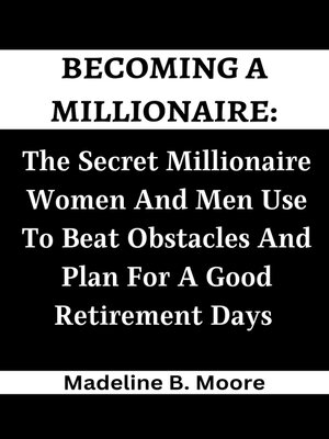 cover image of BECOMING a MILLIONAIRE
